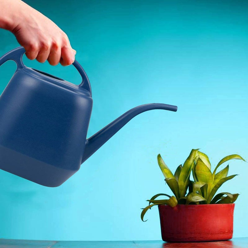 Fasmov Plastic Watering Can, Blue, 1-Gallon - Image 5